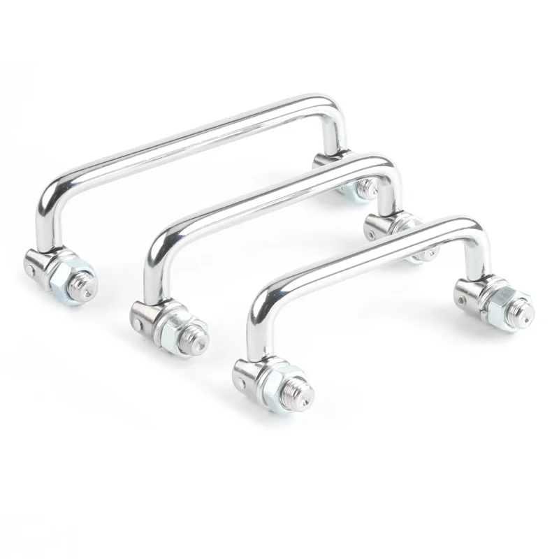 LS506 Stainless Steel Tool Box with Rotatable Movable Industrial Handle Foldable Design for Industrial Use Packed Carton