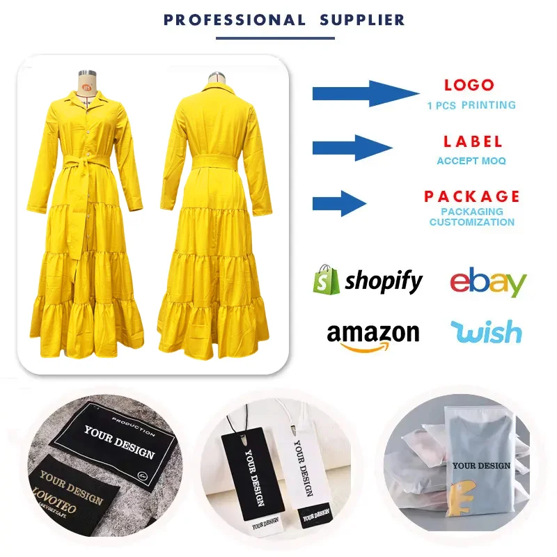 Solid Color Maxi Dress With Sleeves D8554 Latest Design Summer