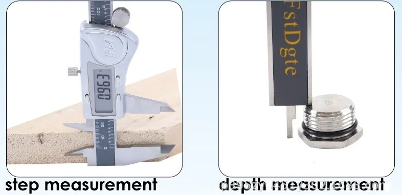 Цифровой прецизионных инструментов, Верньер, микрометр нож из нержавеющей стали с преобразование мм/дюйм, устойчивость к брызгам