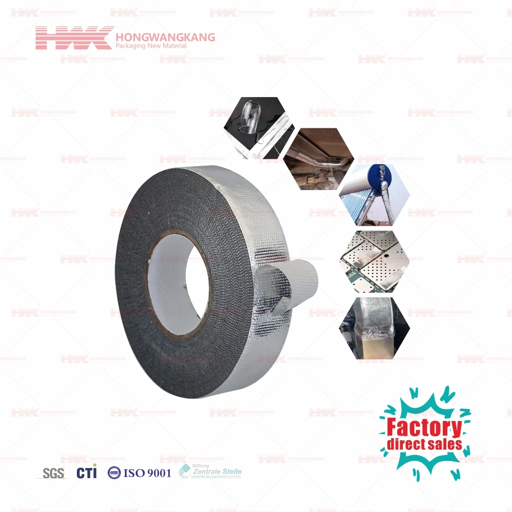 HWK Factory Custom Industrial Aluminum Foil Tape Strong Adhesive for Electrical, Insulation & Sealing Applications