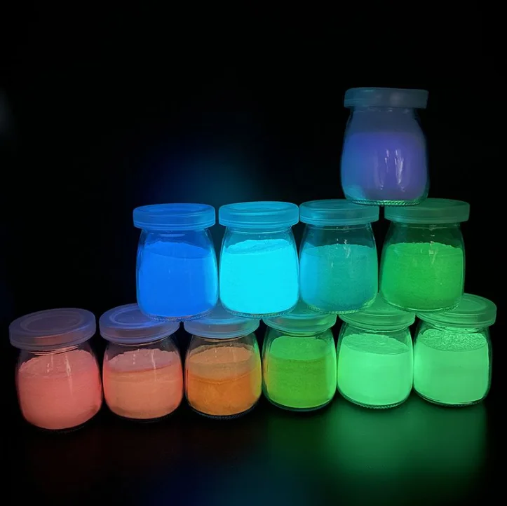 Shop Luminous car paint powder luminescent pigment emits light in dark powder luminescent pigments used in car paint-Detailed Image 4