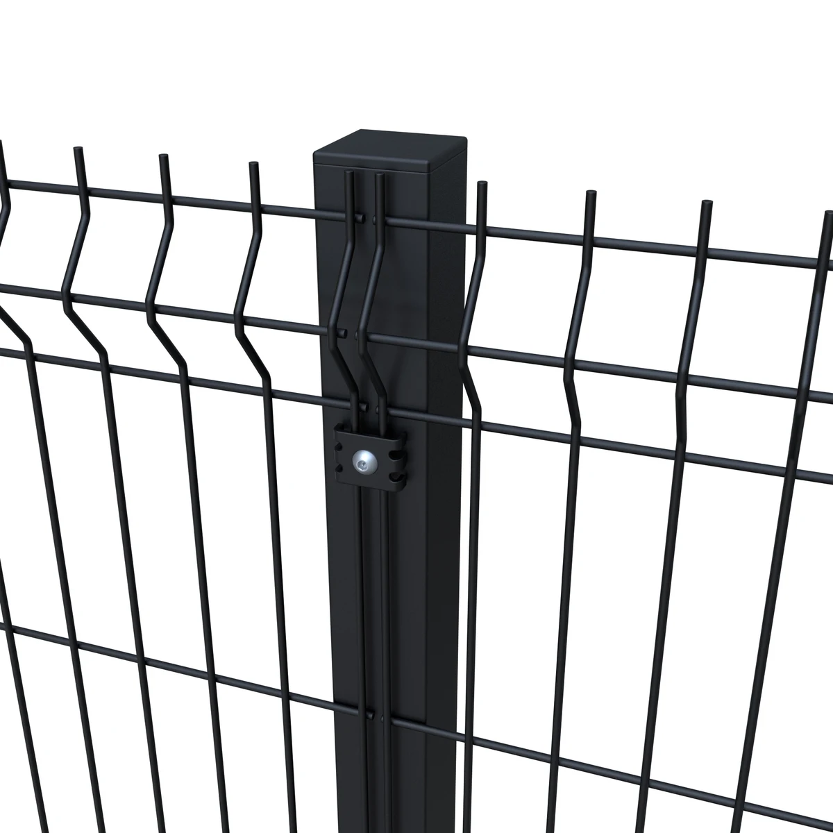 Anping Best Selling Decorative Pvc Coated Welded Wire Mesh Fence Security Fencing Panels 3D Folds Mesh Factory Prices