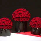 Wholesale Decoration flower A grade Preserved Roses in gift box for valentine gifts