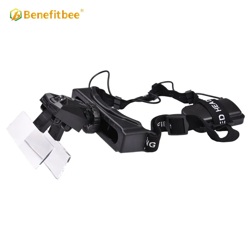 Headband Glass Magnifying 5X 8X 13X 15X 20X 28X with Led Light