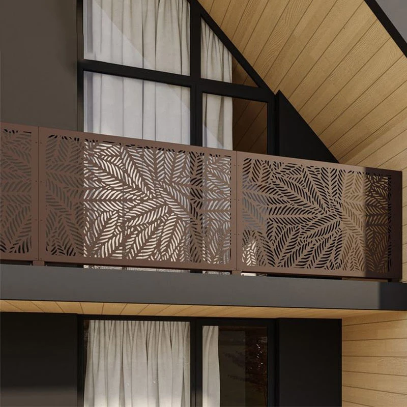 product minimalist powder coating laser cut metal fence panel easy installation cheap aluminium balcony railing not rust-3