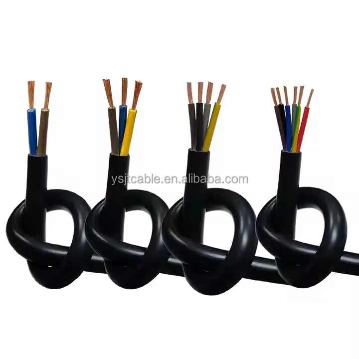 H05Vv-F/Rvv/H07V-K /Royal Cable Copper Wire Stranded Pvc Insulation Pvc Sheath High Quality Flexible Household Electric Cable