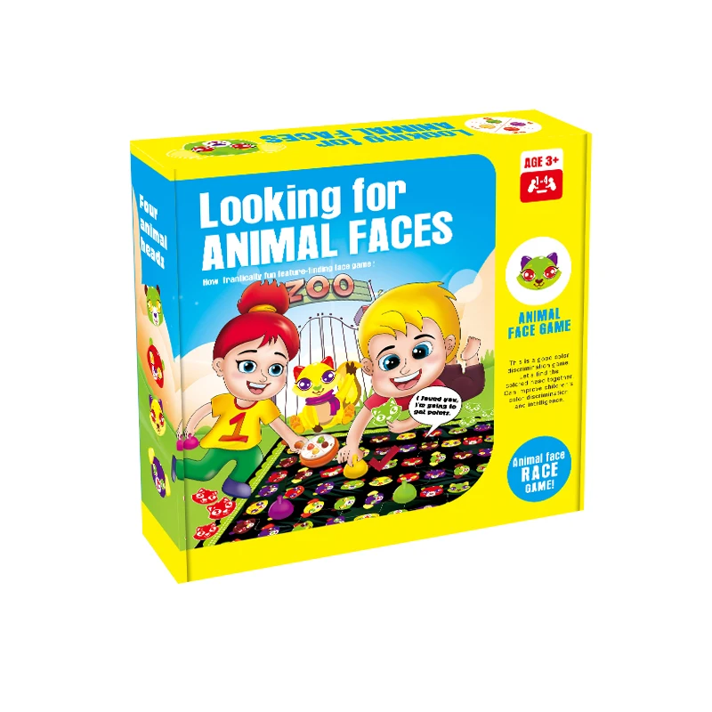 Kindergarten Children Looking For Animal Faces Puzzle Game Toys Interactive  Board Game Family - Buy Board Game Family,Childrens Puzzle Games,Toys And  Games For Children Product on 