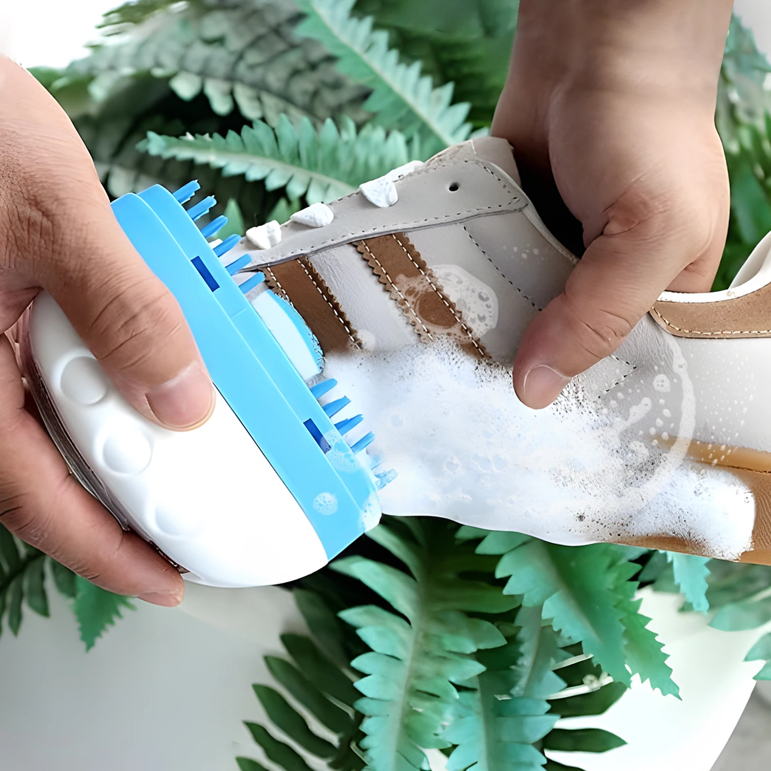 AKSGRP Private Label White Shoe Cleaner Brush Shoe Sole Cleaner