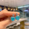 Paran blue ear studs