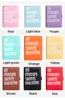 9 Colour choices