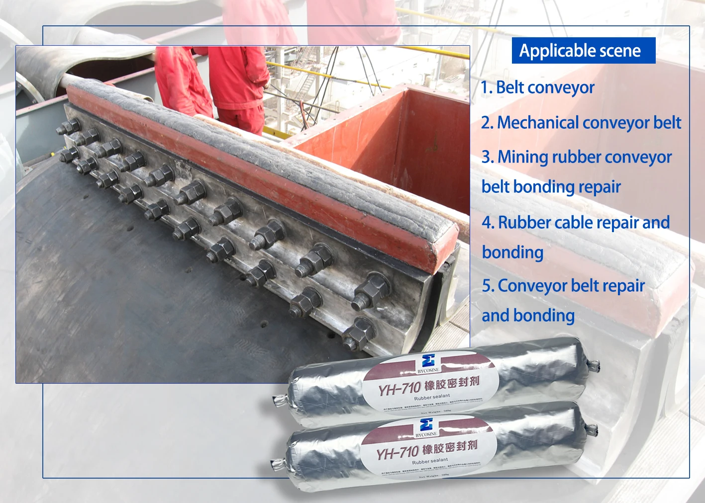Rubber Sealant Conveyor Belt Bonding Glue For Coal Mine Conveyor Belt ...