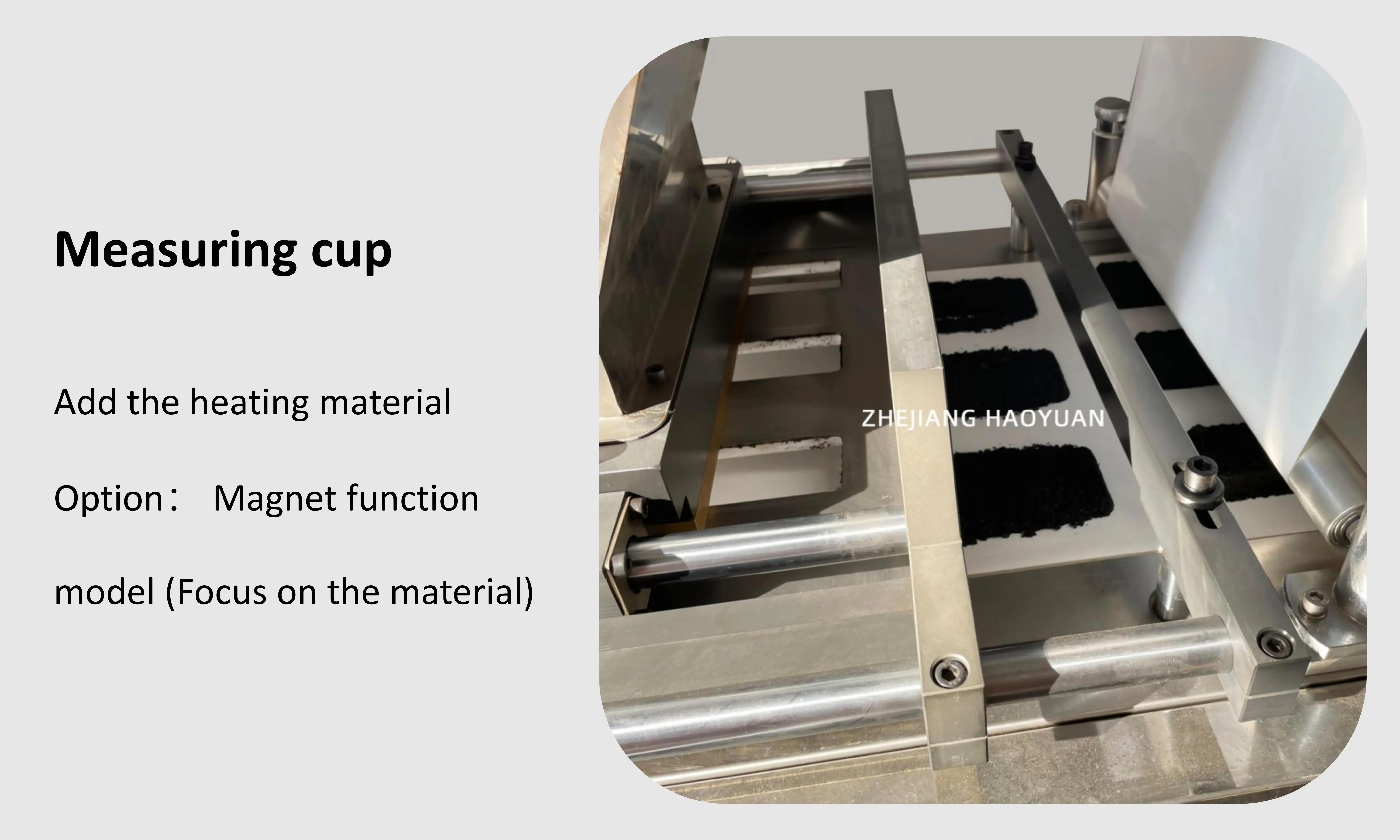 HY-330A Automatic body/hand Warmer Pad Making Machine four side sealing powder adding filling  Packing Machine manufacture