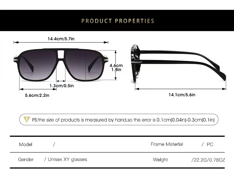 Women Luxury Square Sunglasses For Men Brand Design Oversized Hawksbill ...