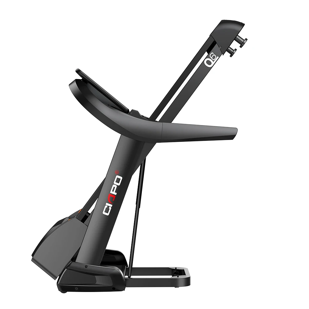 12 Preset Programs LED Screen Cup Holder and Wheels Easy to Assemble Treadmill Household Electric Treadmill