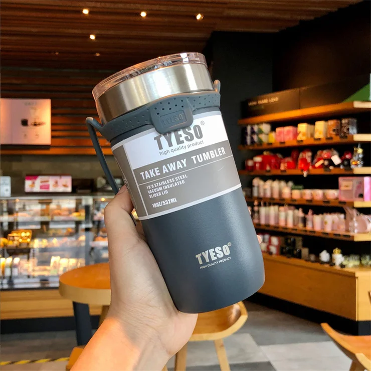 550ML 710ML TYESO Stainless Steel Travel Tumbler 24oz Insulated