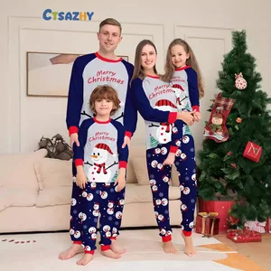 Christmas Pijamas Kids Baby Custom Blank Xmas Christmas Pajamas Matching Family Christmas Pajamas