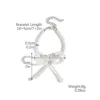 S2404-19 zircon pearl bracelet