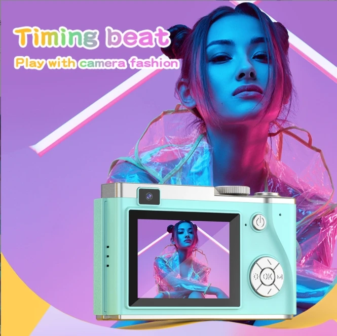 4K Ultra HD Retro Digital Camera with 16X Zoom & Video Recording