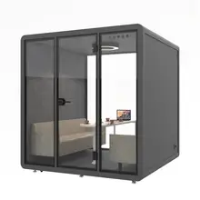 Modern telephone booths sell soundproof private call pods for office use