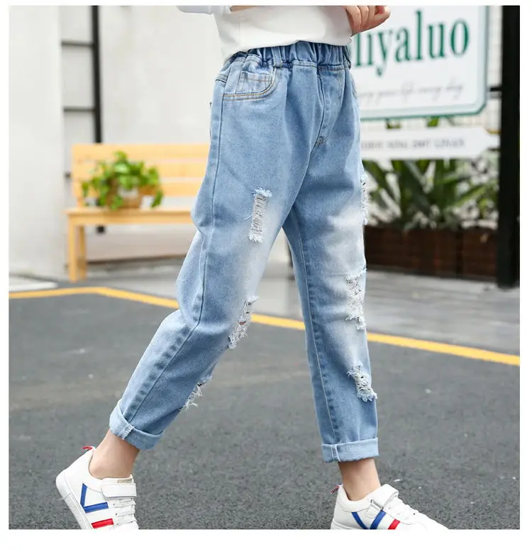Wholesale Fashion Ripped Jeans Womens Denim Pants Side Pocket New Trouser  Pant for Woman Cargo Pant Jeans  China Sports Wear and Pullin Pants price   MadeinChinacom