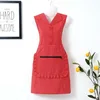 Five-buckle zipper vest - Red, quality choice