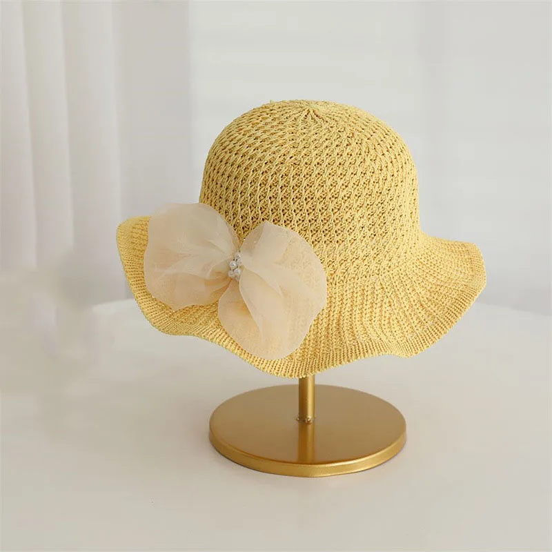 Соломенная шляпа для девочек