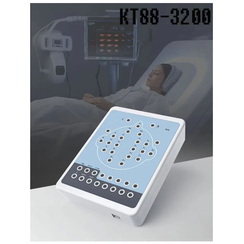Digital Electroencephalogram Brain Electric Activity Mapping Rehabilitation Equipment,KT88-3200 Portable 32-Channel EEG Machine