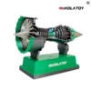 NIKOLATOY Aereo in miniatura Trent 900 (verde)