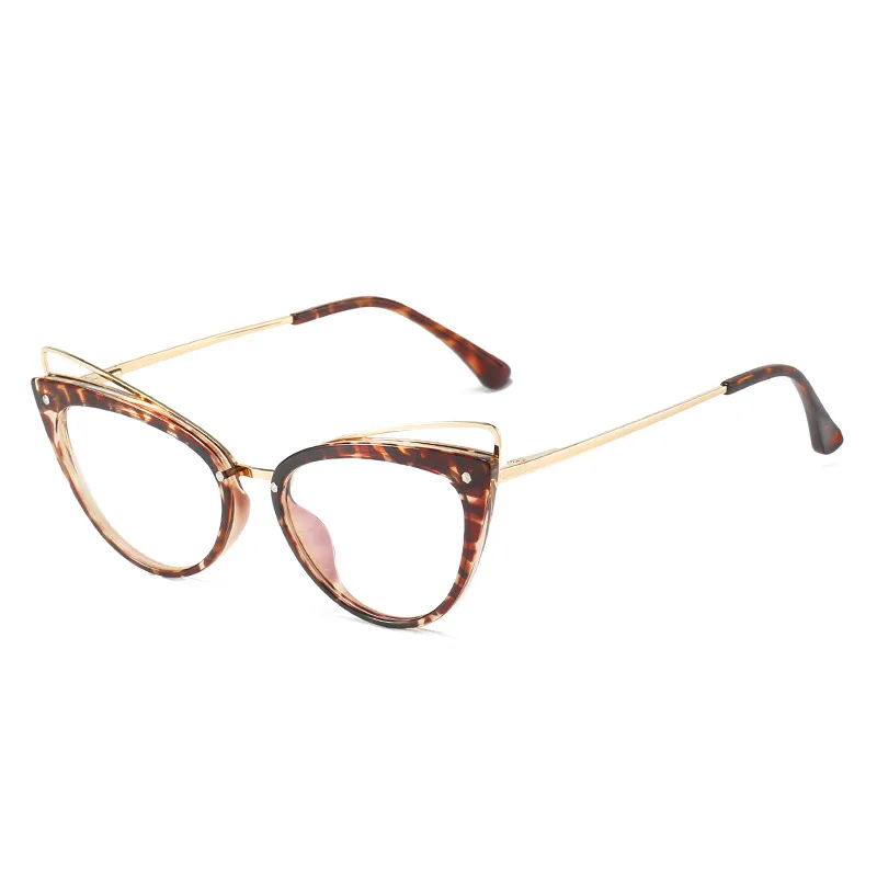 Clear Lens Frame Cat Eye Reading Glasses Female 2024 Trendy Fashion Computer Glasses for Women Optics Eyeglasses Anti Blue Light