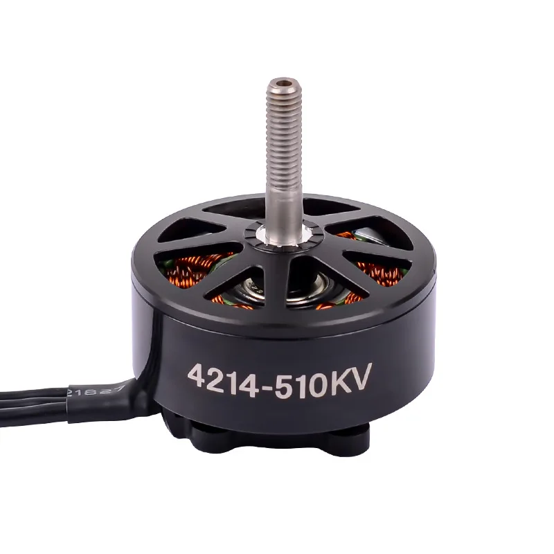 4214 510KV Aluminum Alloy Casing Metal FPV Brushless Motor 6-12S Voltage High Torque Good Heat Dissipation for RC Drone Quads
