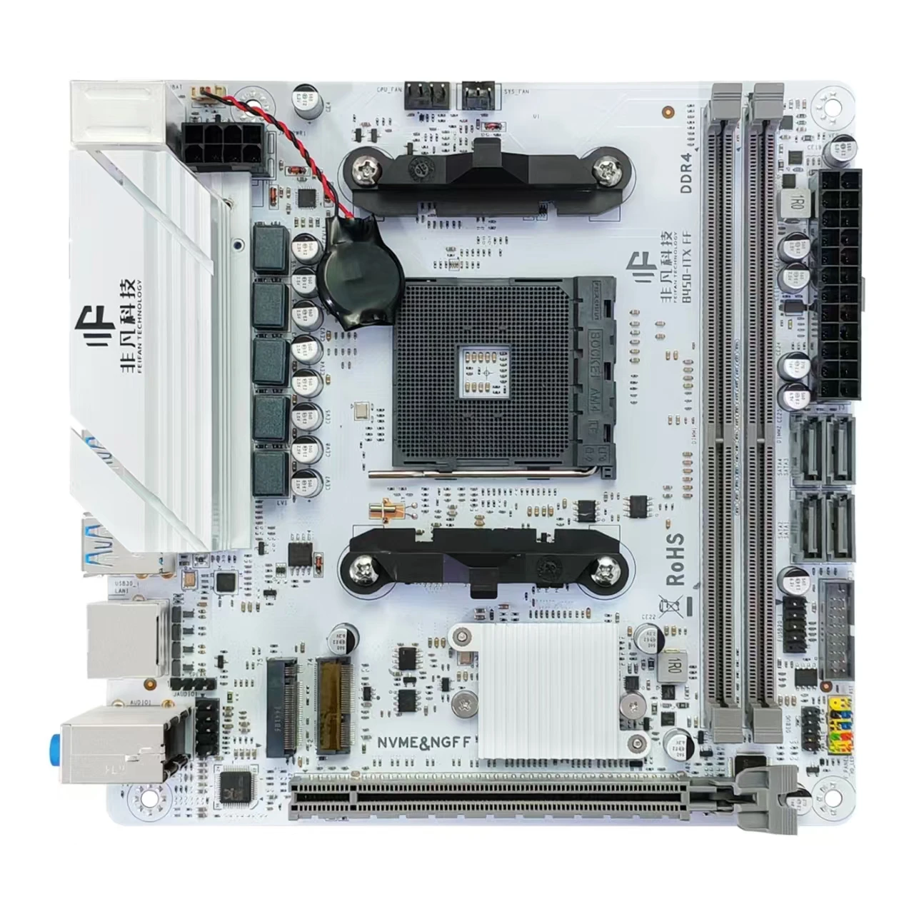 Socket B450 Lga 1200 White Mini ITX Motherboard LGA 1151 B450 H310