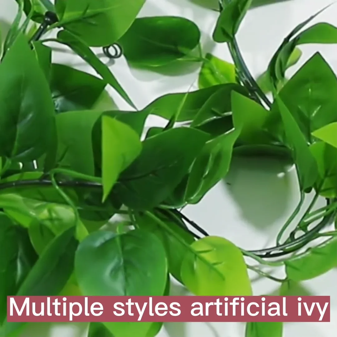 84ft 12 Pack Artificial Ivy Garland Faux Leaf Plants Vine For Wedding ...