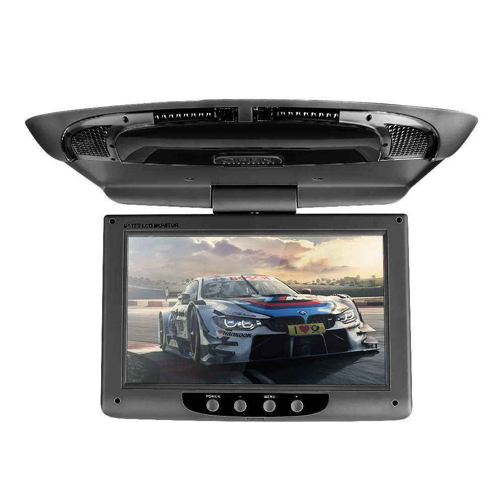 9 inch roof mounted LCD TFT car monitor with AVIN