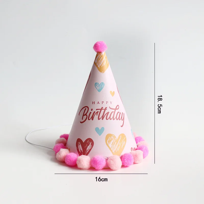 Ychon Fur Ball Cap Birthday Party Cap 