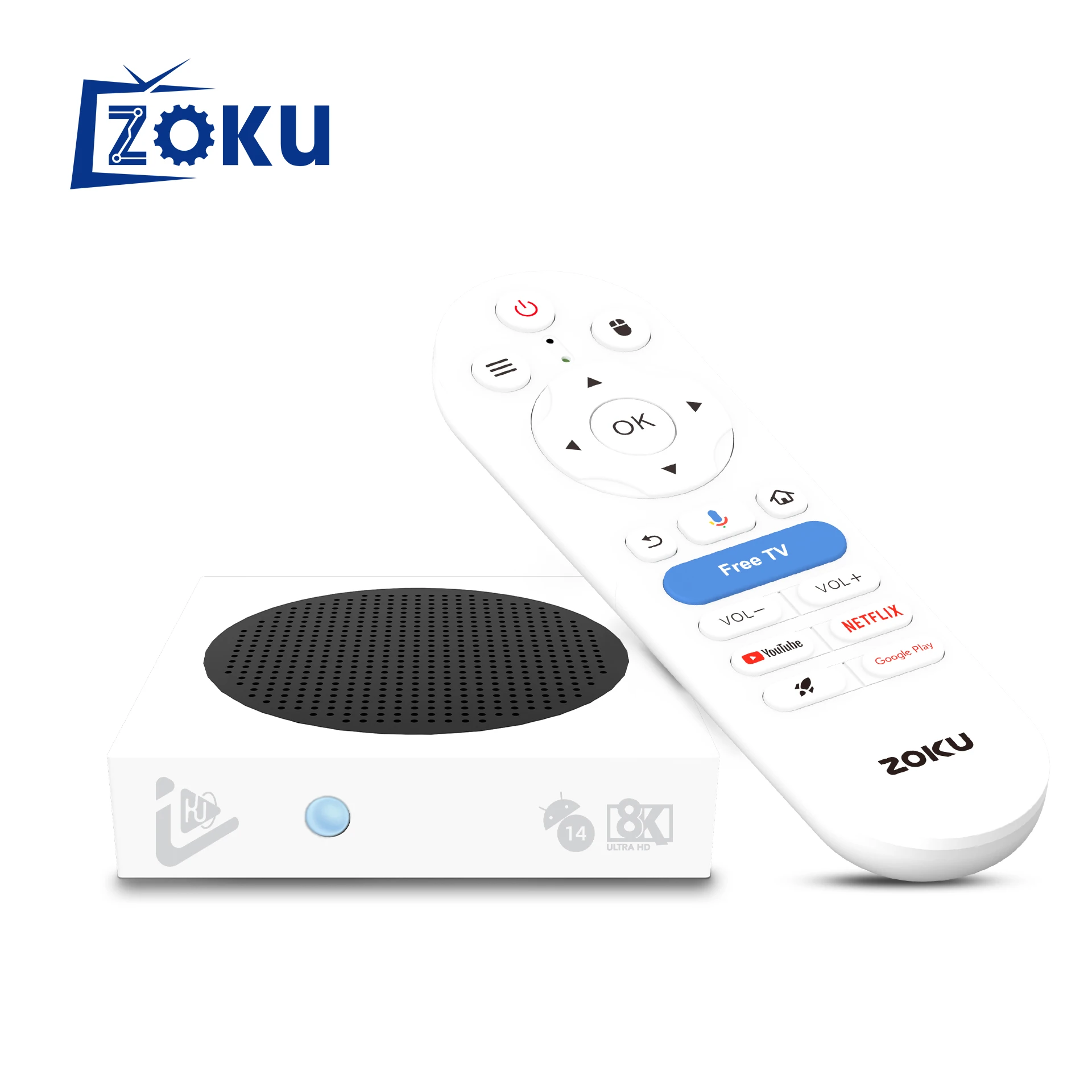 C5MAX TV Box - 4GB RAM, 128GB ROM, Android 14, Multi Lang