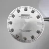 White Dial Silver Applied Indices