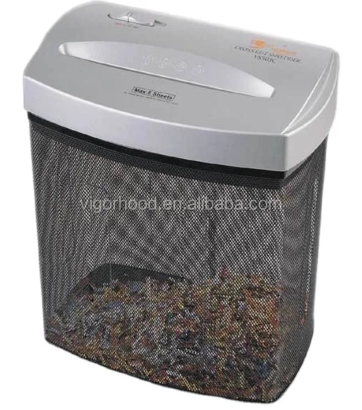 Измельчитель бумаги Vigorhood 7 листов перекрестной резки офисный измельчитель VS705CT с кредитной картой