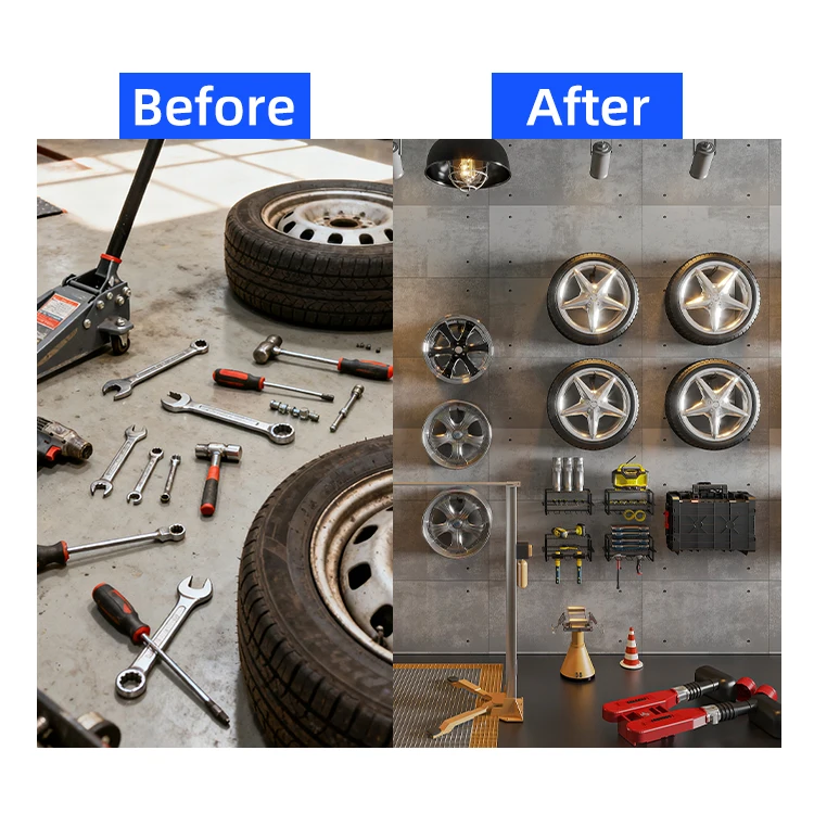 Industrial Strength Wall Mounted Hooks Metal Utility Straight Hooks Hangers for Garage Tool Storage manufacture