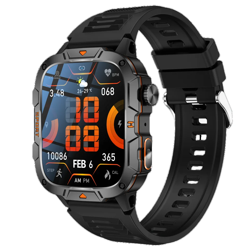2025 Sport Fashion Flash Light Smart Watch QX12 Reloj Inteligente
