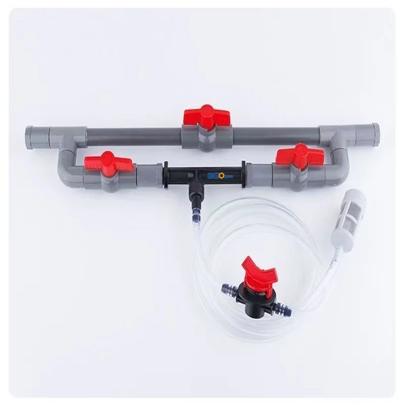 Rectangular Liquid Injector UPVC Venturi Injector with Valve for Gas and Liquid Mixing - Sizes 1 ...