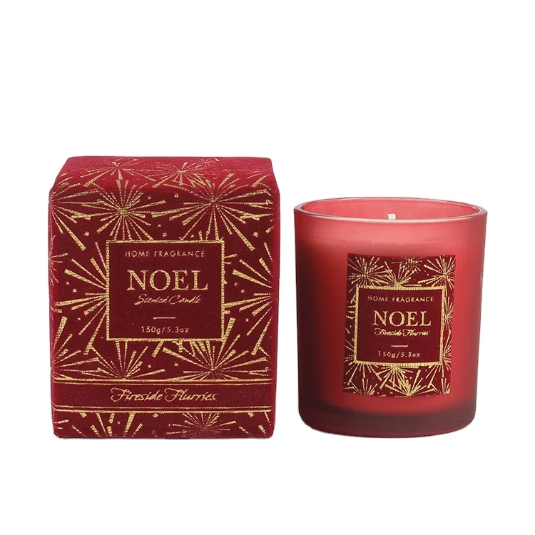 Профессиональное производство высококачественных Стеклянных рождественских ароматизированных свечей M & sense