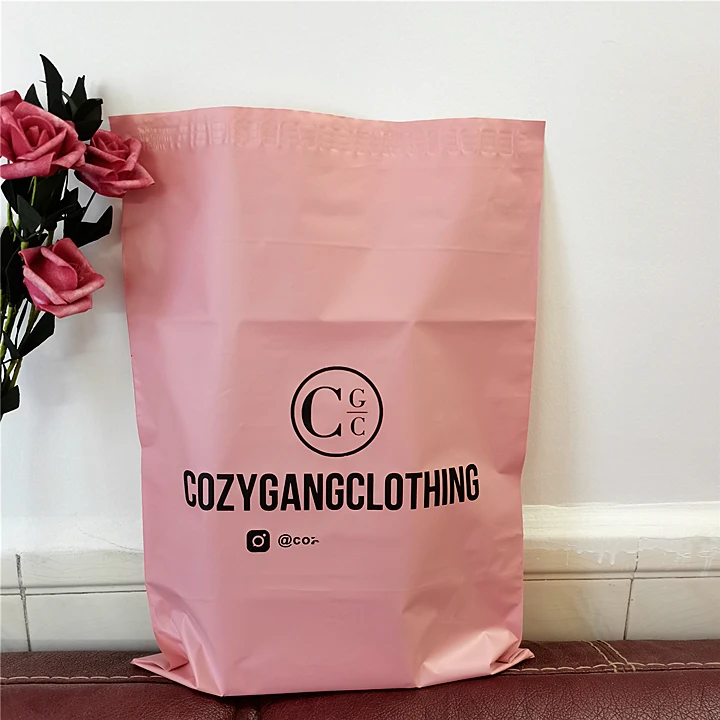 Self Adhesive Custom Logo Printed Biodegradable Poly Post Shipping Packing Plastic Parcel Bag for Express
