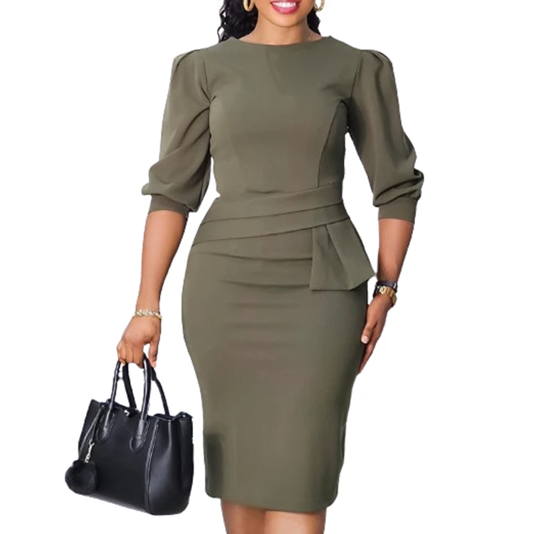 corporate dress for women Womens Elegant Bodycon Dresses Spring Cap Sleeve Business Casual Outfits Midi Wear to Work Ladies Pencil Dress Blue S at Amazon Women's Clothing store Sleek stylish wrinkle resistant deep red dress with short sleeves Women Corporate Dress White Maroon