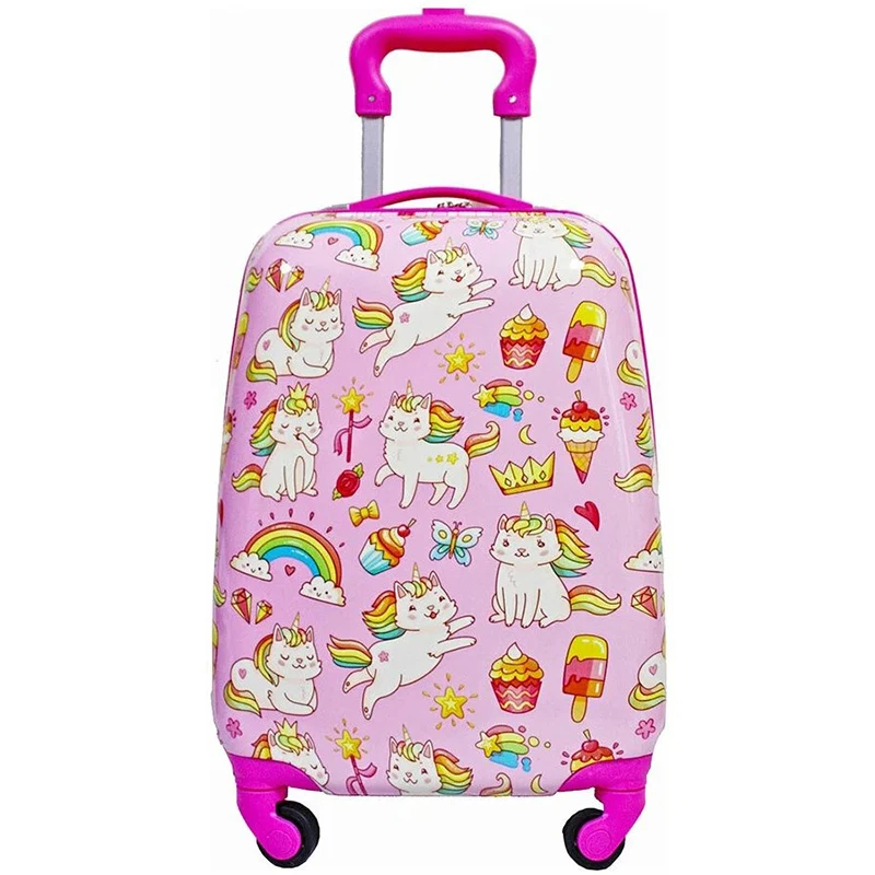 Trolley Bags for School Girl Durable Convenient Luggage