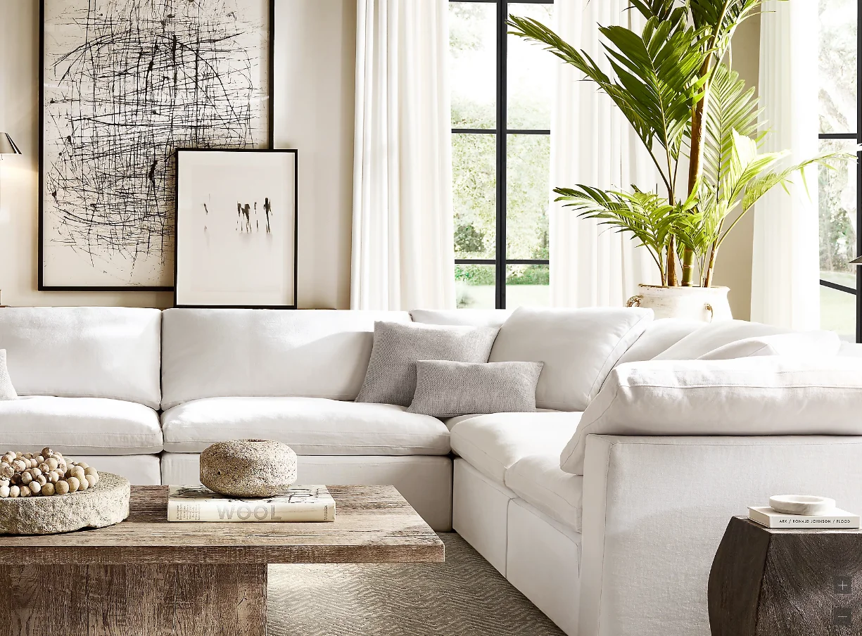 ATUNUSアメリカンラージモジュラーセクショナルソファホーム家具