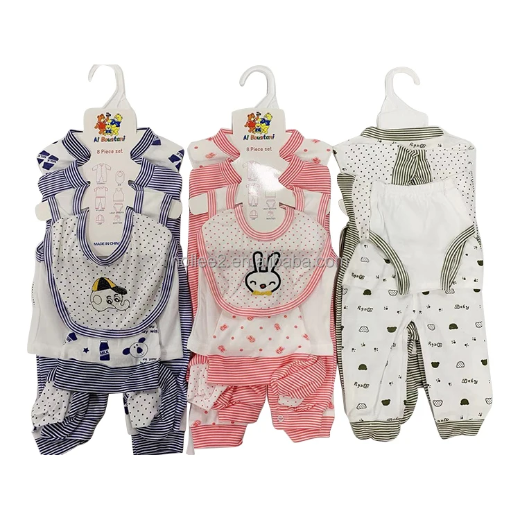 Conjunto De Ropa De Bebé De 3 A 6 Meses,8 En 1 Con Diseño De Impresión  Diferente - Buy Conjunto De Ropa De Bebé De 8 En 1,Conjunto De Ropa De Bebé