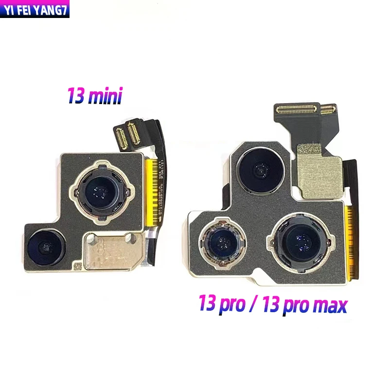 Оригинальная запасная задняя камера с датчиком для iphone 14 Pro Max 14 Plus 13 12 11 XS X Max задняя камера с синим светом