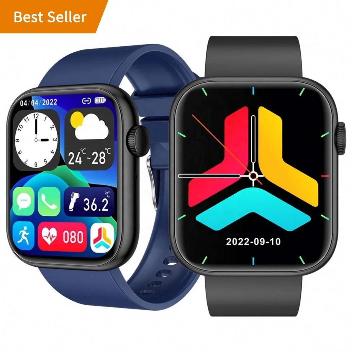 New Arrival Smartwatch QX7  Blood Oxygen Heart Rate Smart Bracelet Waterproof Sport Fitness Smart Watch for Android IOS