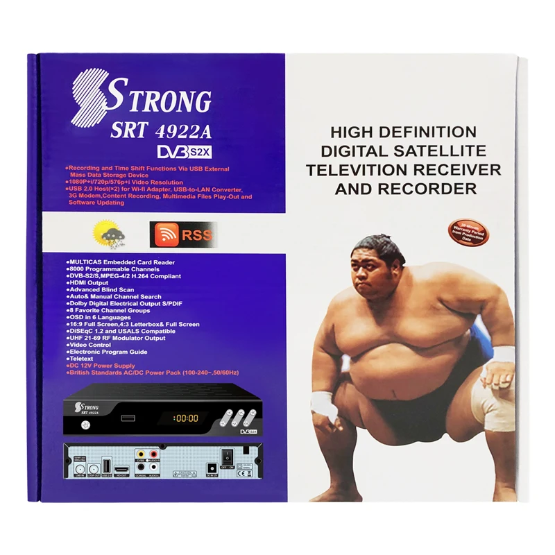 SSTRONG 4922A Strong Decoder Receiver 4k Strong Srt 4922 hd Decoder
