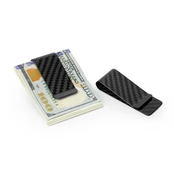 Fashion Men's Wallet Accessory in Stock High Quality Carbon Fiber Money Clip